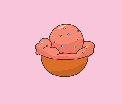 Ice cream design ice illustration illustrator vector