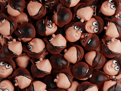 MeMoji 3d graphic design illustration