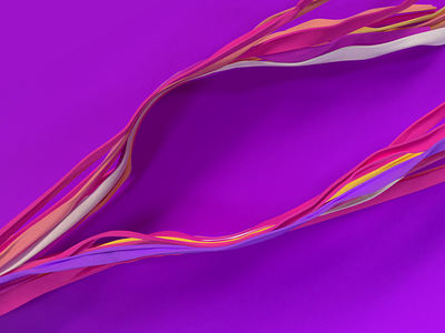 Strings 3d 3dart animation art c4d colorful houdini motion graphics octanerender render