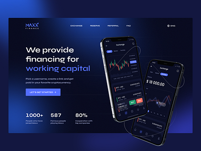 UI/UX design of the mobile app for Finance and Cryptocurrency banking blockchain charts crypto cryptocurrency darkmode diagrams finance financial graphs investment mobile app money transactions