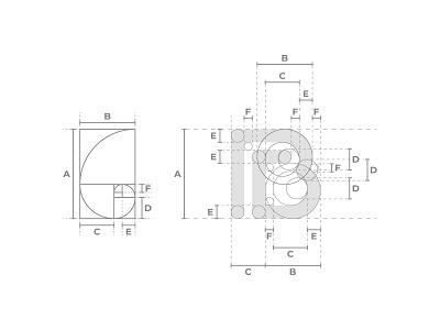 BC Monogram Grid bc bc monogram design golden ratio golden rectangle graphic design grid identity identity designer letter logo logo design logo designer logo grid mark monogram monogram logo symbol typography vector