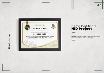 Certificate Design certificate composition course design education graphic design illustration learning modern online simple study university vector