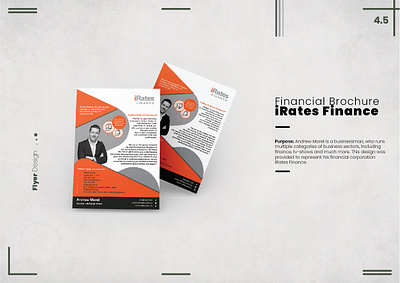 i-Rates Finance Flyer advertisement brochure composition design finance flyer global graphic design illustration leaflet logo marketing print simple vector