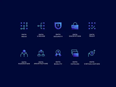 Trianz Icons abstract abstract icons agrib analytics data data icons data security geometric geometric icons gradient gradient icons icon icon designer icon set iconographer iconography icons illustration security vector icons