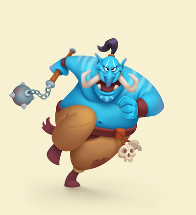 Troll brushinart character characterdesign conceptart design digitalart illustraion mascot design vector illustration