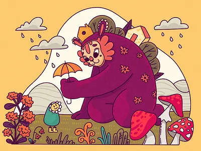 Magic Forest Illustration art artwork character character design creative illustration design design studio digital art digital illustration digital painting fairytale forest graphic design illustration illustration art illustrations illustrator magic nature procreate