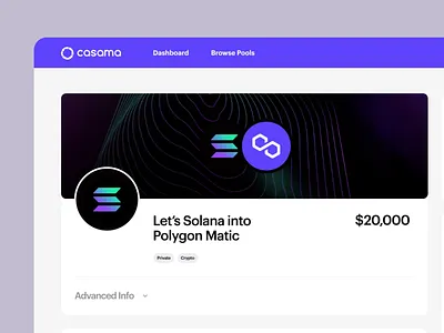 Casama | Create Proposal animation bitcoin blockchain crypto crypto animation crypto app crypto art crypto ui defi ethereum finance fintech governance nft nft app proposal trading platform ui animation web3 web3 proposal web3 voting