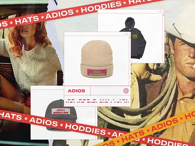 Adios Posters 3d adios animation brand design branding design graphic design illustration logo marketing assets motion graphics posters product design rogue studio typography ui ux web web design website