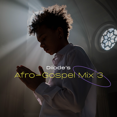 Music Poster - Afro Gospel Mix branding graphic design ui