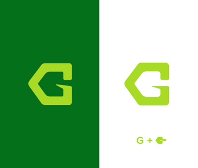 Letter G and Trowel branding design for sell gardening geometric horticulture lawncare letter g logo logo design mark negative space shovel symbol vector