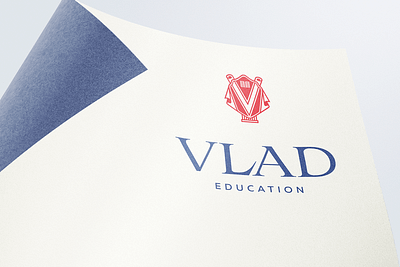 Vlad Education branding design graphic design identity logo