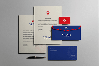 Vlad Education branding design graphic design identity logo