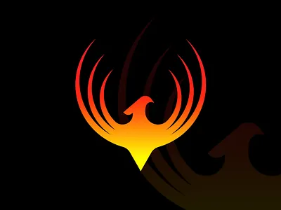 Phoenix bird fire phoenix red