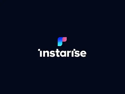 InstaRise branding graphic design identity instatgram logo
