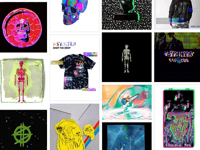 Synner Case Study - Creative abstract art agency art branding case study casestudy community design forum gaming graphic art illustration logo nft portfolio skulls ui vector
