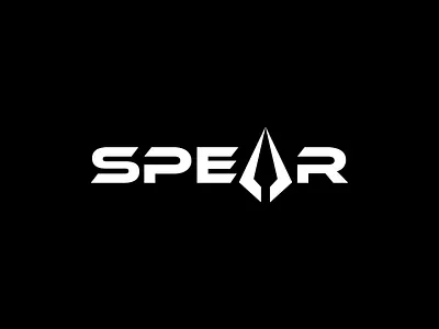 SPEAR logo design fitness logo spear