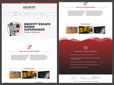 Encrypt Escape Rooms - WordPress Elementor web design web develop wordpress