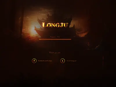 Longju Rework - Game User Interface branding dark design game graphic design metin2 photomanipulation rpg screens ui uiux web