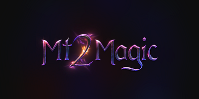 Mt2Magic - Logotype branding design dev fantasy id logo logotype magic metin2 typography