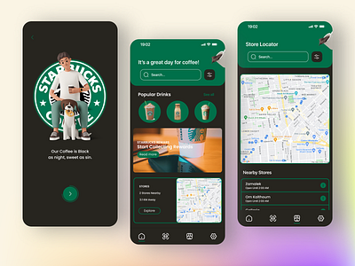 STARBUCKS UAE - Redesign design figma graphic design ui ux