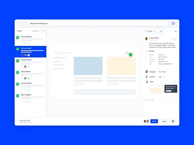 Volley project overview clean dashboard detail product design product designer project saas simple ui ux web app