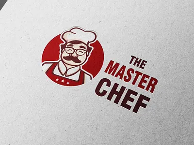 Fast food logo with old grandpa mascot logo cafe cartoon chef chef logo fast food fast food logo fried chicken gourmet grandpa hand drawn male man old restaurant logo