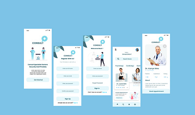 Hospital app 3d animation app branding design figma graphic design health hospital illustration logo ui