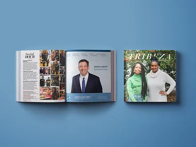 Adam Loewy Tribeza Full Page Ads advertising branding identity law firms magazine print