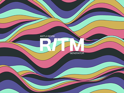 RITM Generator Release (0.52) abstract animation art branding coding color creative design generative geometric gradient javascript motion graphics p5js processing program tool ui ux web