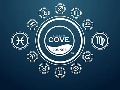 COVE - 2019 TIFF | Bar & Tarot Card Reading Lounge branding cove graphic design illustration logo tarot card vector visual exploration