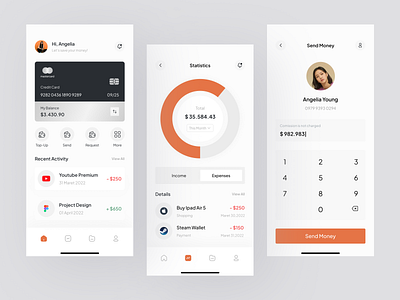 Fintech Mobile App 💸 daily design finance finance app finance design finance mobile app fintech fintech app fintech mobile app manage mobile mobile design money ui uidesign uiux uiuxdesign