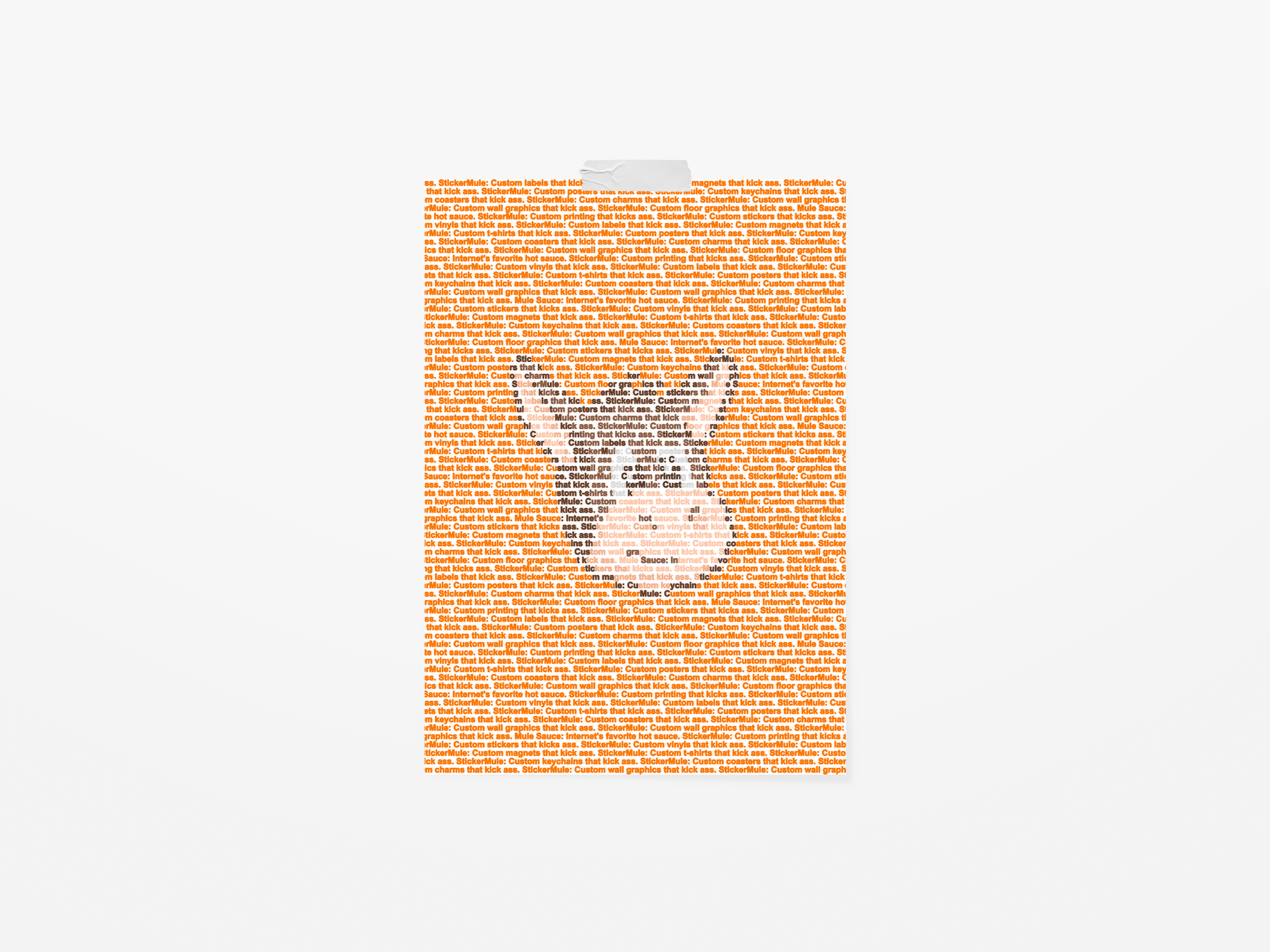 StickerMule Herman Text Poster poster sticker mule stickermule text