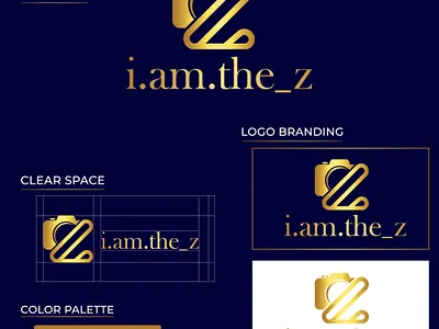 i.am.the_z l Logo l Virtual Photography blockchain branding creative logo custom logo gradient logo i.am.the z icon identity instagram logo letter logo lettering logo modern logo virtual photography z letter logo