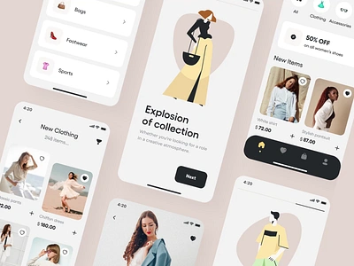 E-commerce app interaction android app android app design app app design best dribbble designer design illustration ios ios app ios application ios interaction mobile top design dribbble top designer ui user experience user interface ux