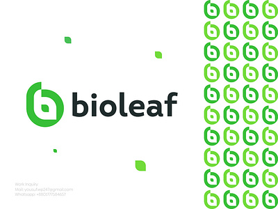 Bioleaf Logo Design | B+Leaf Logo Concept agriculture b logo brand identity branding creative farm flat green icon leaf leaf logo letter logo logo logo design logomark logos logotype minimalist modern logo nature