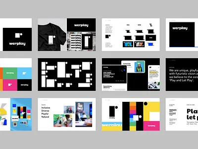 werplay Brand Guidelines about agency brand branding company design games graphic design homepage identity logo motion photography play ui ux website design