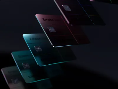 Cards / Render practice 3d animation branding card cinema4d credit card film layer loop metal motion graphics octane render shine spectrum stack