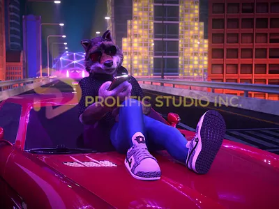 Prime Beast - Wolf 2d 3d animation design logo animation logoanimation