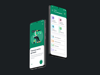 HR Management App UI android app clean design hr hrm ios mobiledesign office uiux