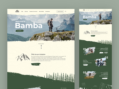 Website Bamba branding colorfull design illustration logo mondrianizm ui uidesign ux uxdesign website