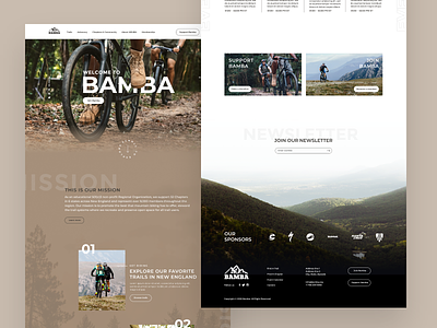 Website Bamba v2 3d branding colorfull graphic design logo motion graphics ui ux uxdesign website