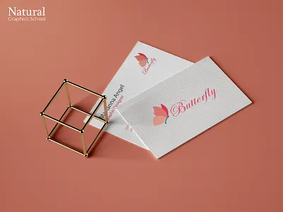 Graphics School Card app logo brand design brand identity branding butterfly logo clean creative logo design graphic design logo logo design