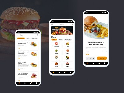 App for restaurants app design ui ux web website