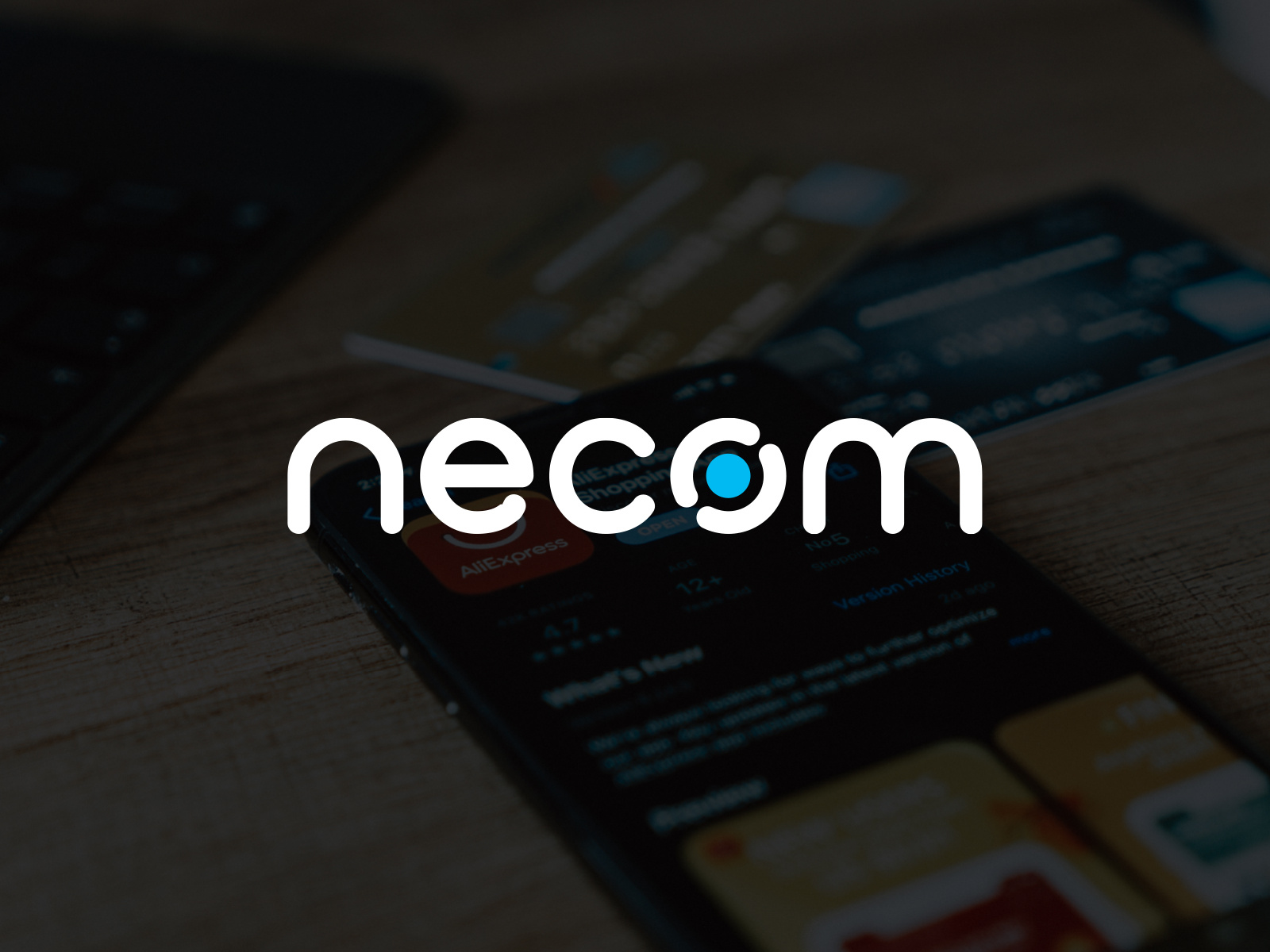 necom | Tech shop | Logo Design branding creative logo design freelance graphic designer freelance logo designer graphic design graphic designer it shop logo logo logo design logo designer logos minimal minimal logo minimalism simple logo tech logo tech shop logo typeface logo wordmark logo