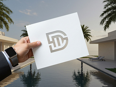 Dm Logo branding graphicdesign logodesign luxurylifestyle modernarchitecture