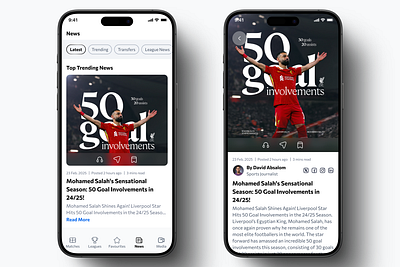 Crafting a Football App Experience Tailored for Fans - WIP design sports ui uidesign user user experience user interface userexperience userinterface ux uxdesign