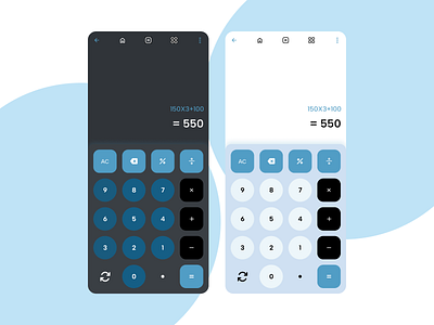 ✨ Day 6 of #100DaysOfDesign Minimalist Calculator App UI ✨