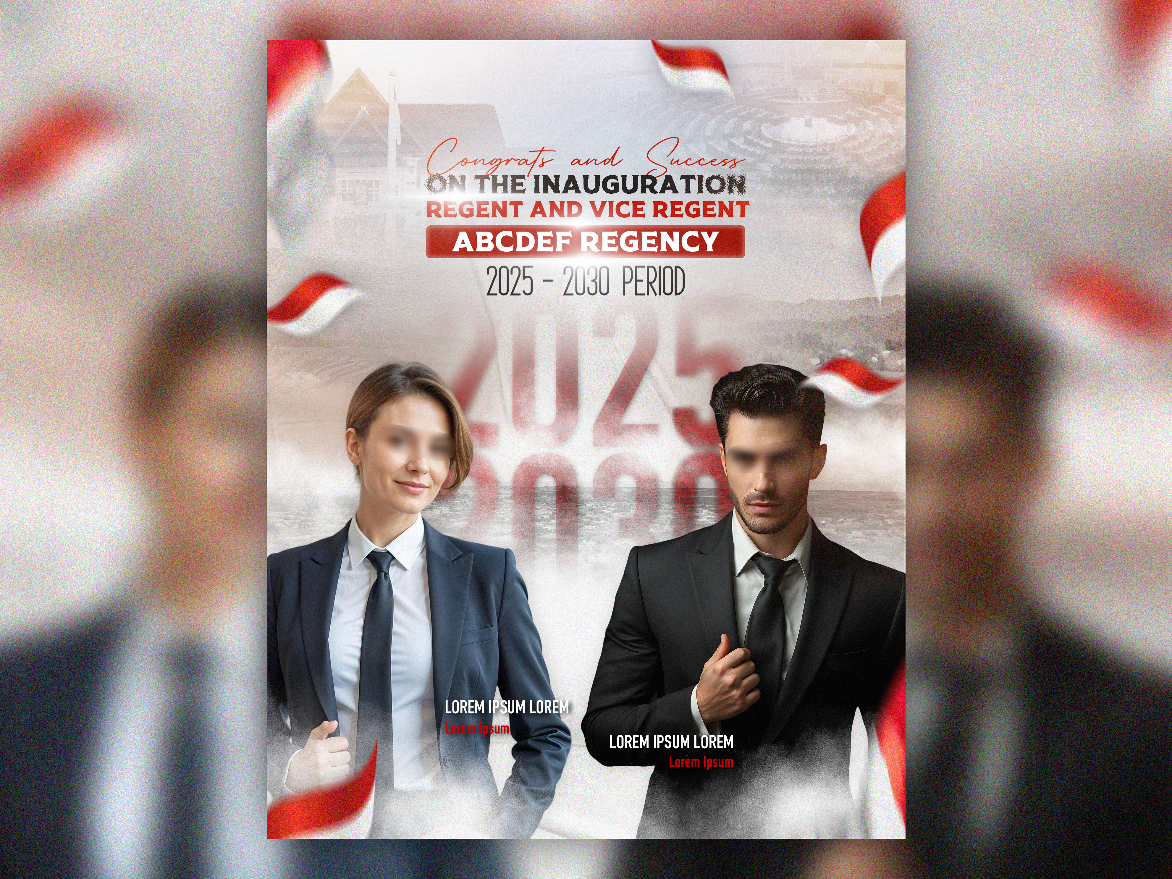 Inauguration of The Regent | Flyer brand design flyer graphic design indonesia logo minimalist poster social media typography
