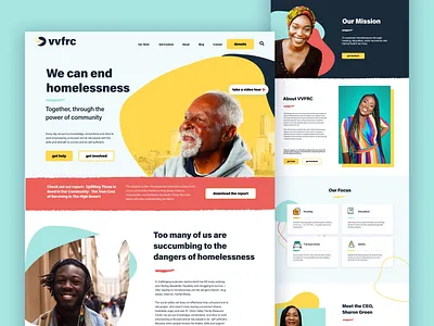 VVFRC Website Redesign about blog branding contact us design graphic design home landing page layout logo page services ui ux web website