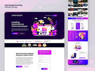 Xpertology Branding Services Website app application design application development branding front end design illustration logo mobile application ui ux web app website designdevelopment